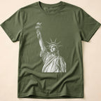Vintage Engraved Statue Of Liberty T-Shirt