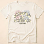 Vintage Summer In America Fireworks T-Shirt