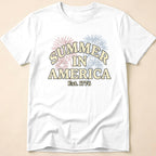 Vintage Summer In America Fireworks T-Shirt