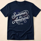 Summer In America Fireworks Est 1776 T-Shirt