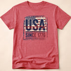 Vintage Distressed USA Flag Since 1776 T-Shirt