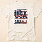 Vintage Distressed USA Flag Since 1776 T-Shirt