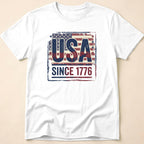 Vintage Distressed USA Flag Since 1776 T-Shirt