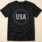 Country Floral USA Est 1776 Rope T-Shirt