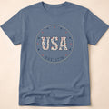 Country Floral USA Est 1776 Rope T-Shirt