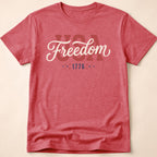 USA Freedom 1776 Classic Script T-Shirt