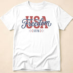 USA Freedom 1776 Classic Script T-Shirt
