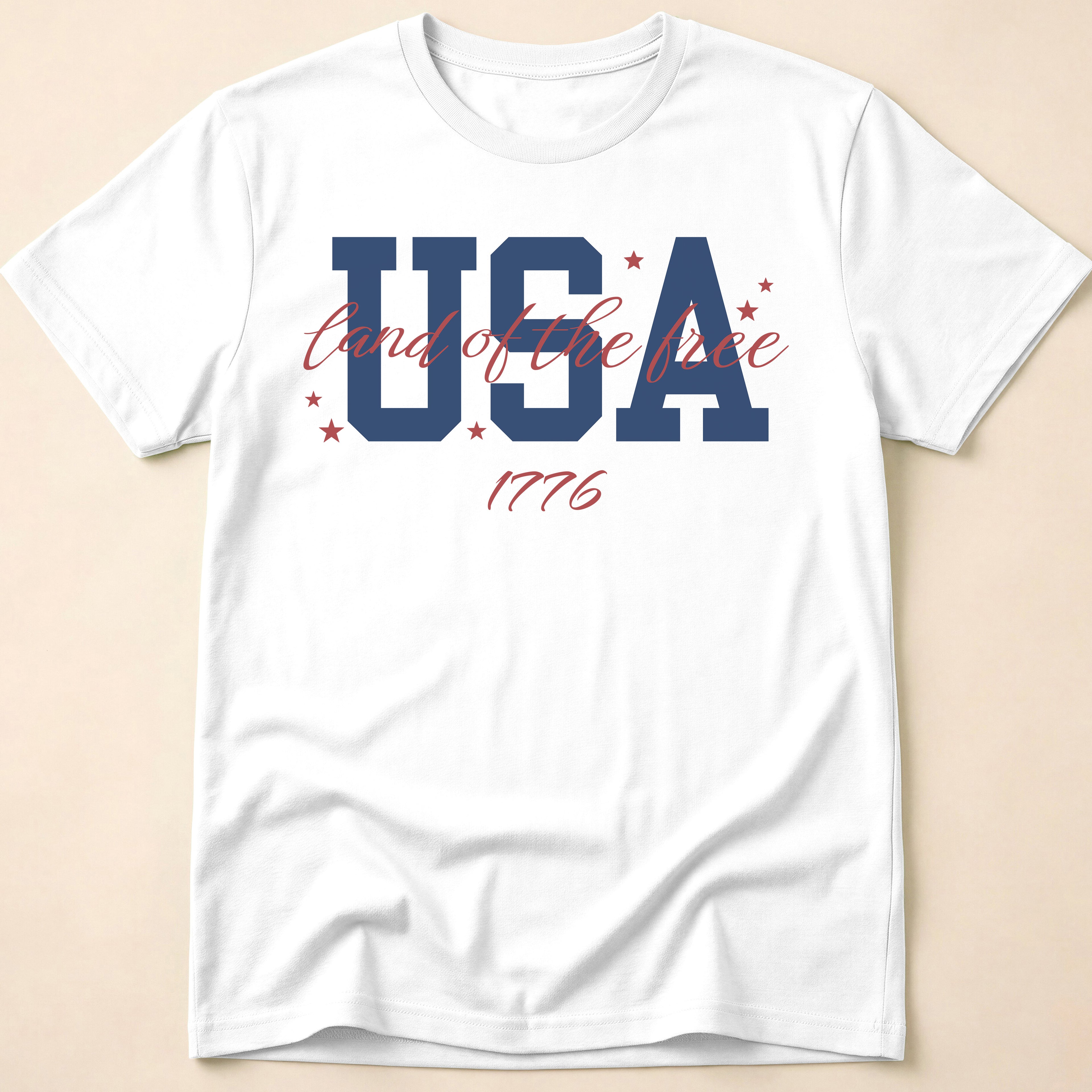 USA Land of the Free 1776 T-Shirt