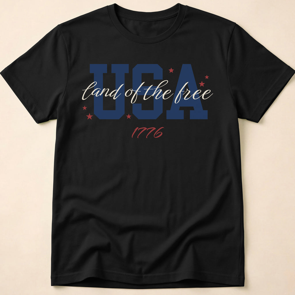 USA Land of the Free 1776 T-Shirt