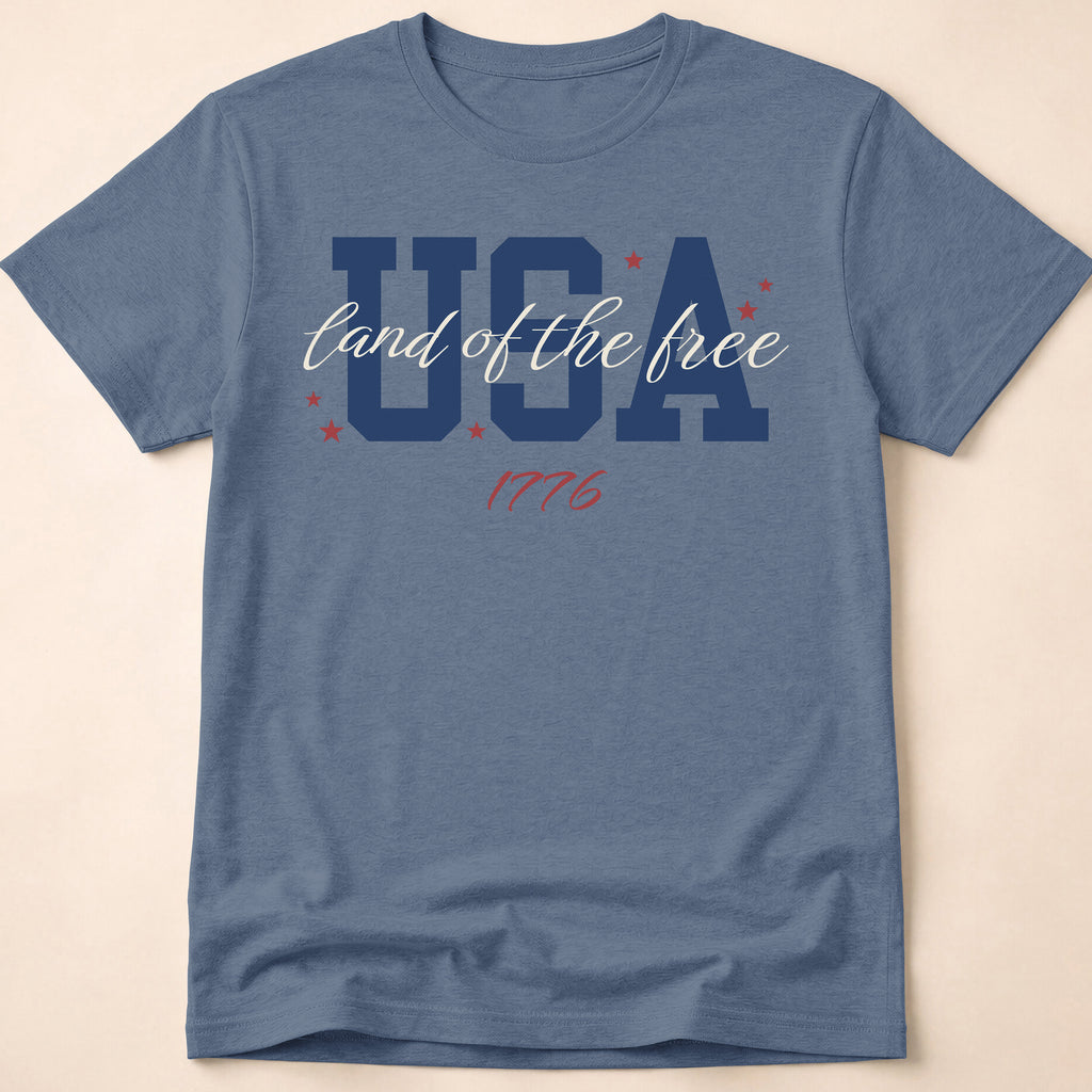 USA Land of the Free 1776 T-Shirt