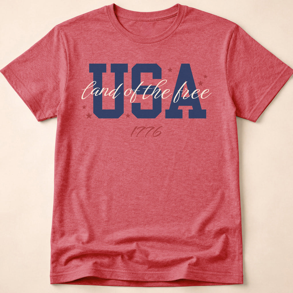 USA Land of the Free 1776 T-Shirt
