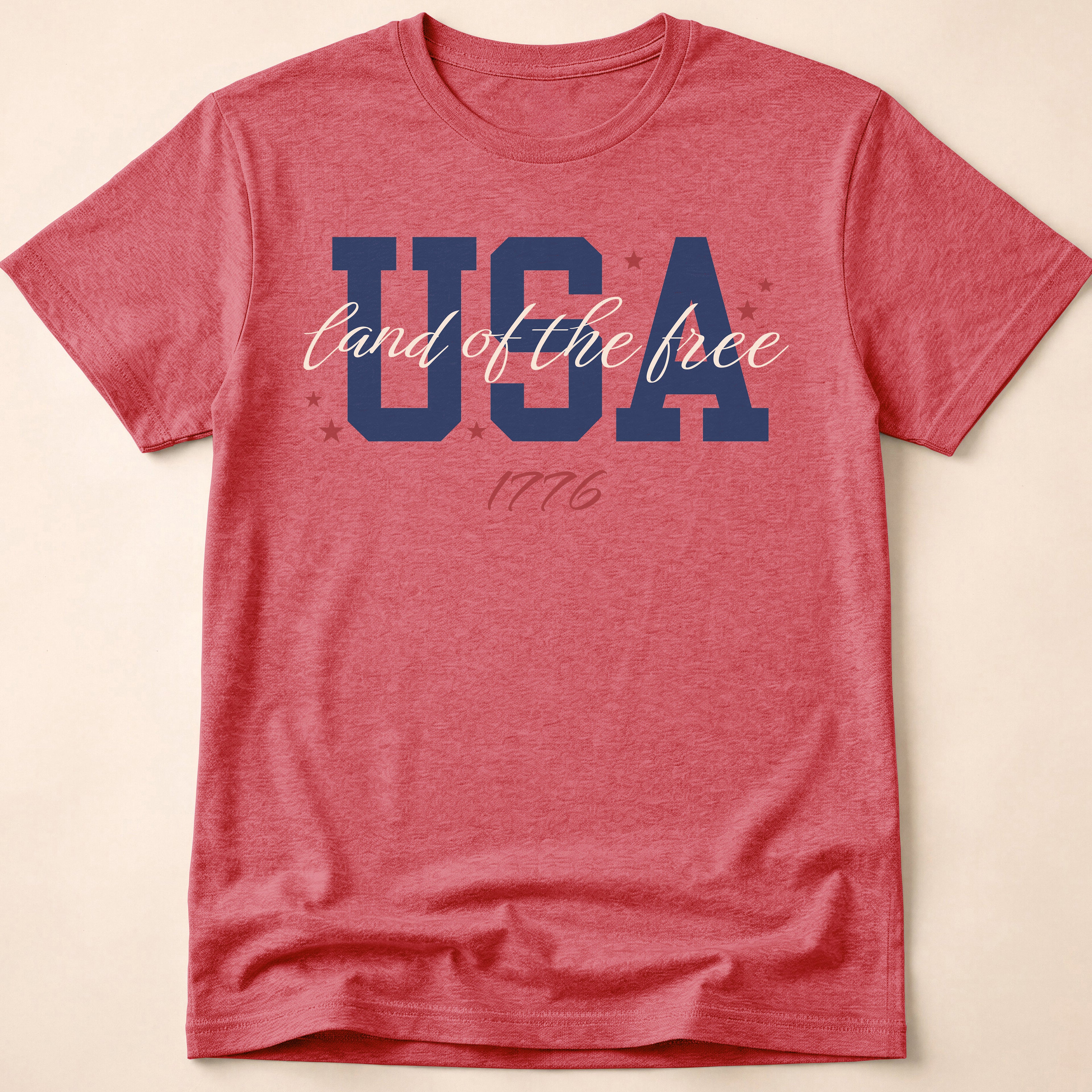 USA Land of the Free 1776 T-Shirt