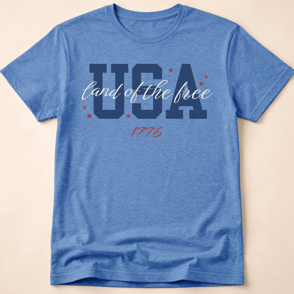 USA Land of the Free 1776 T-Shirt