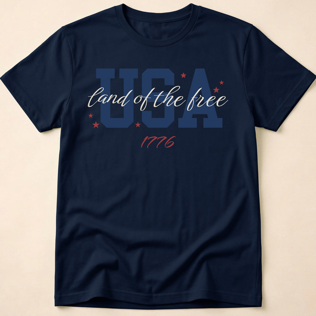 USA Land of the Free 1776 T-Shirt