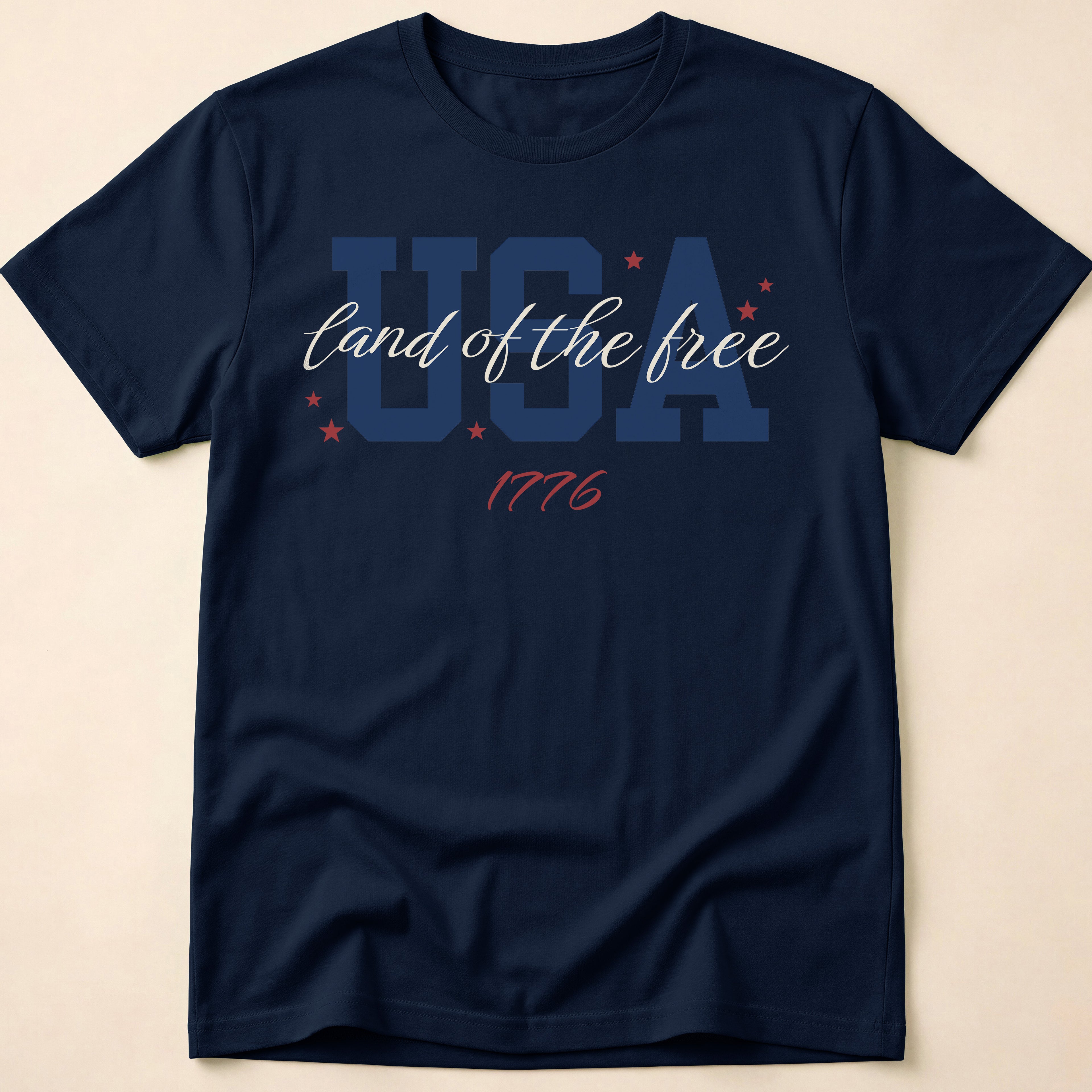 USA Land of the Free 1776 T-Shirt