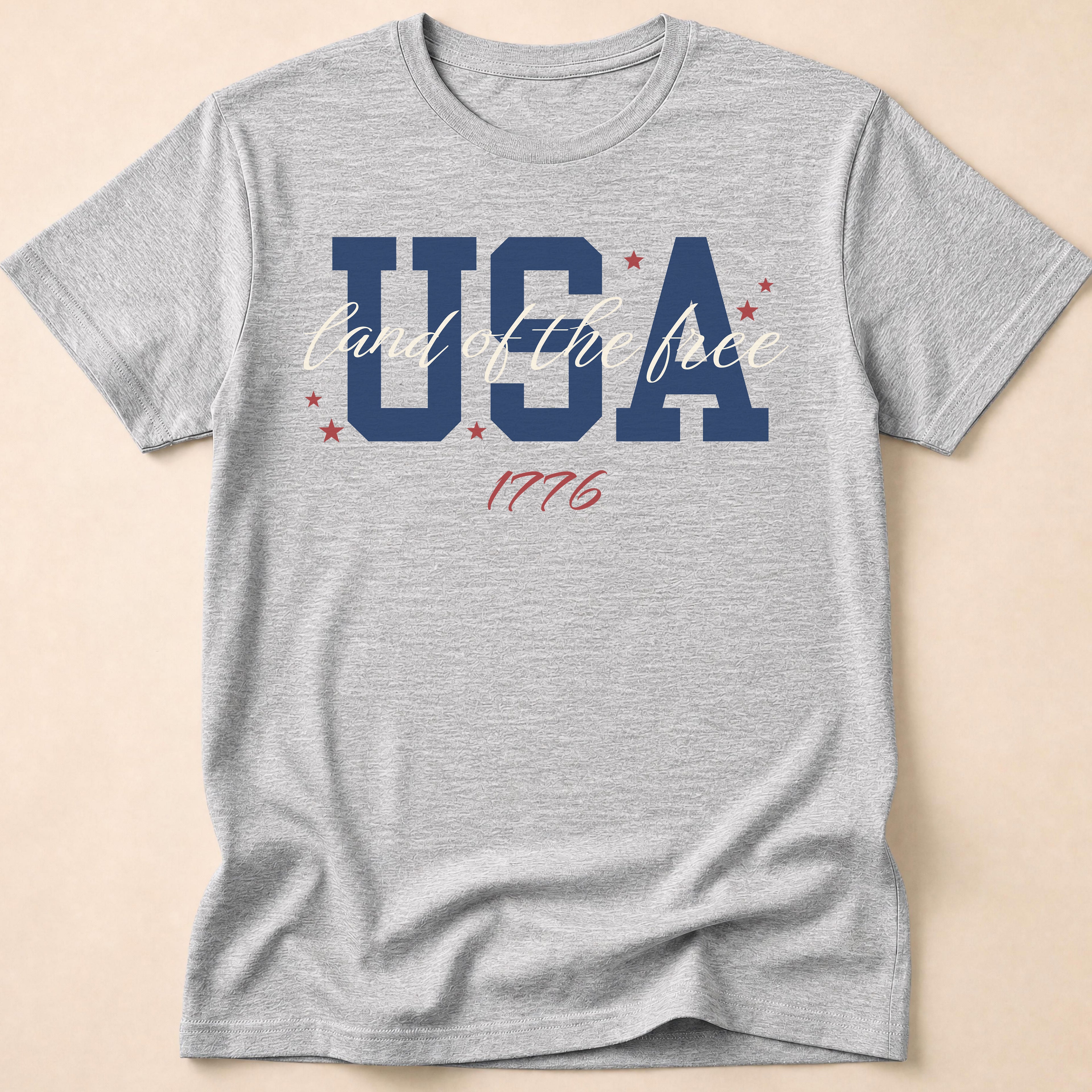 USA Land of the Free 1776 T-Shirt