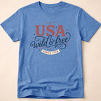 Vintage USA Wild & Free Since 1776 T-Shirt