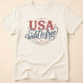 Vintage USA Wild & Free Since 1776 T-Shirt