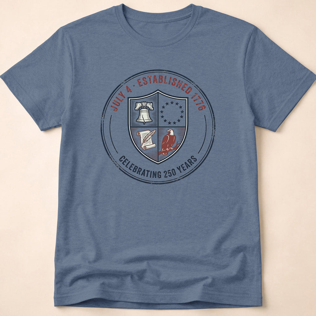 Celebrating 250 Years Heritage Shield T-Shirt