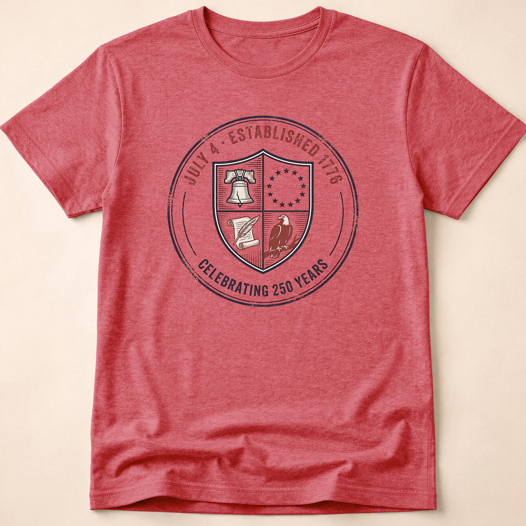 Celebrating 250 Years Heritage Shield T-Shirt