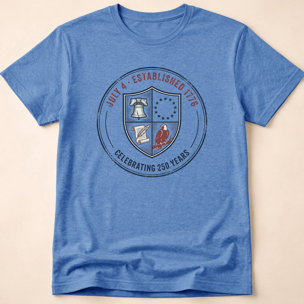 Celebrating 250 Years Heritage Shield T-Shirt