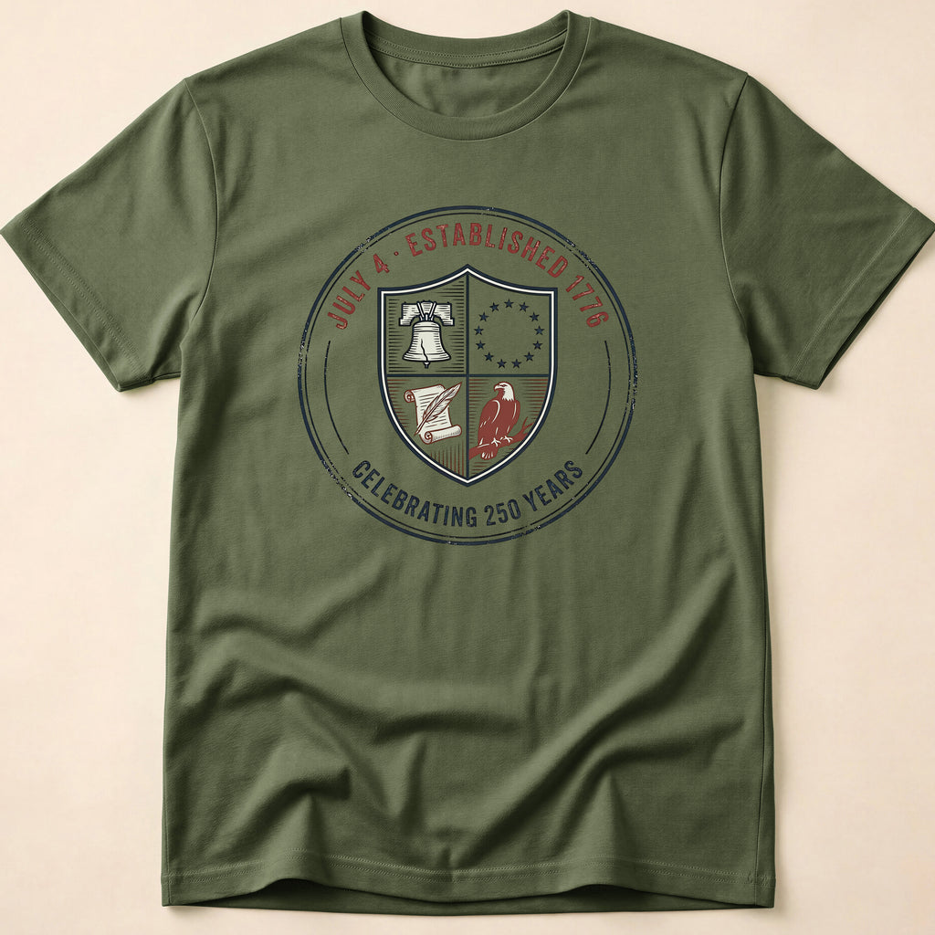 Celebrating 250 Years Heritage Shield T-Shirt
