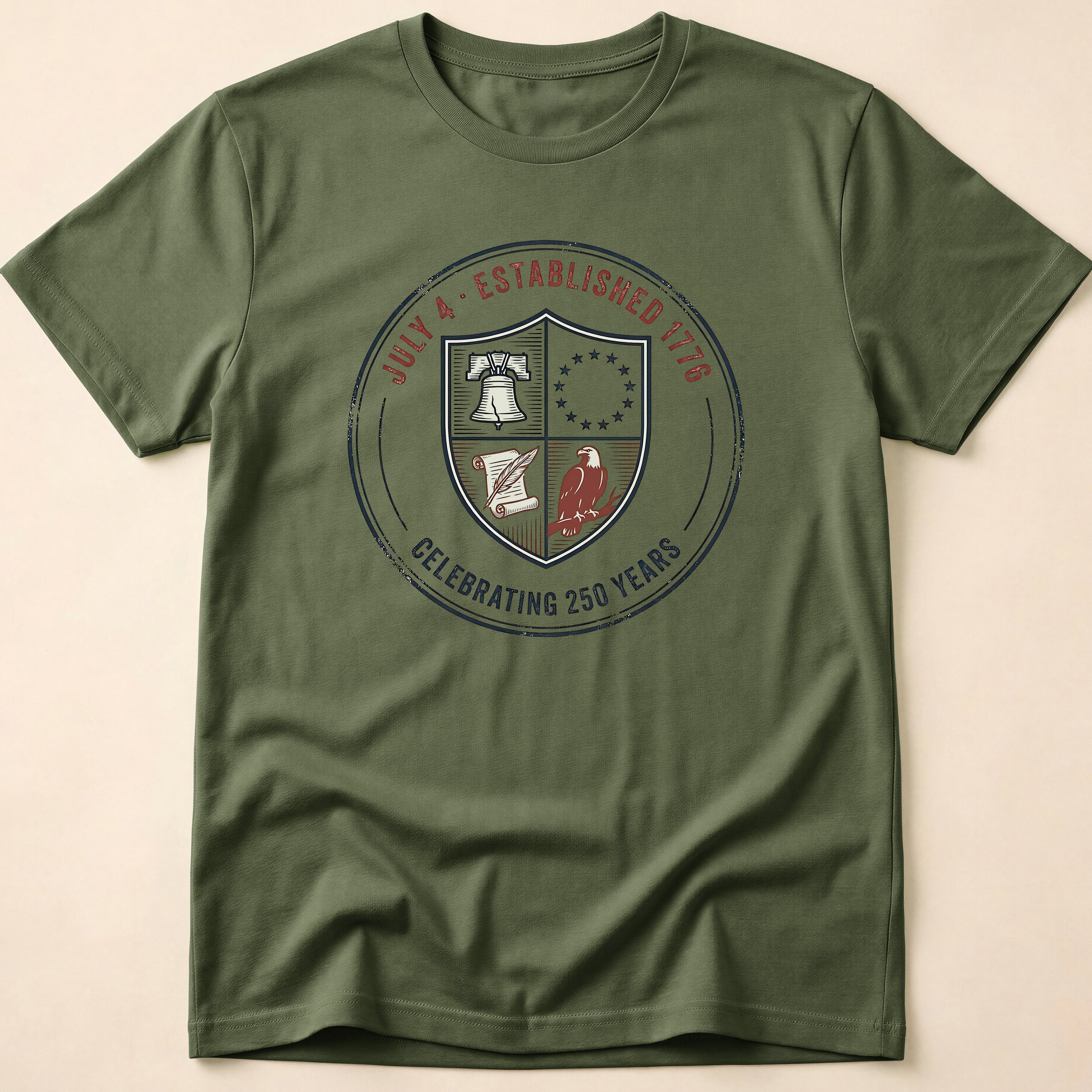 Celebrating 250 Years Heritage Shield T-Shirt
