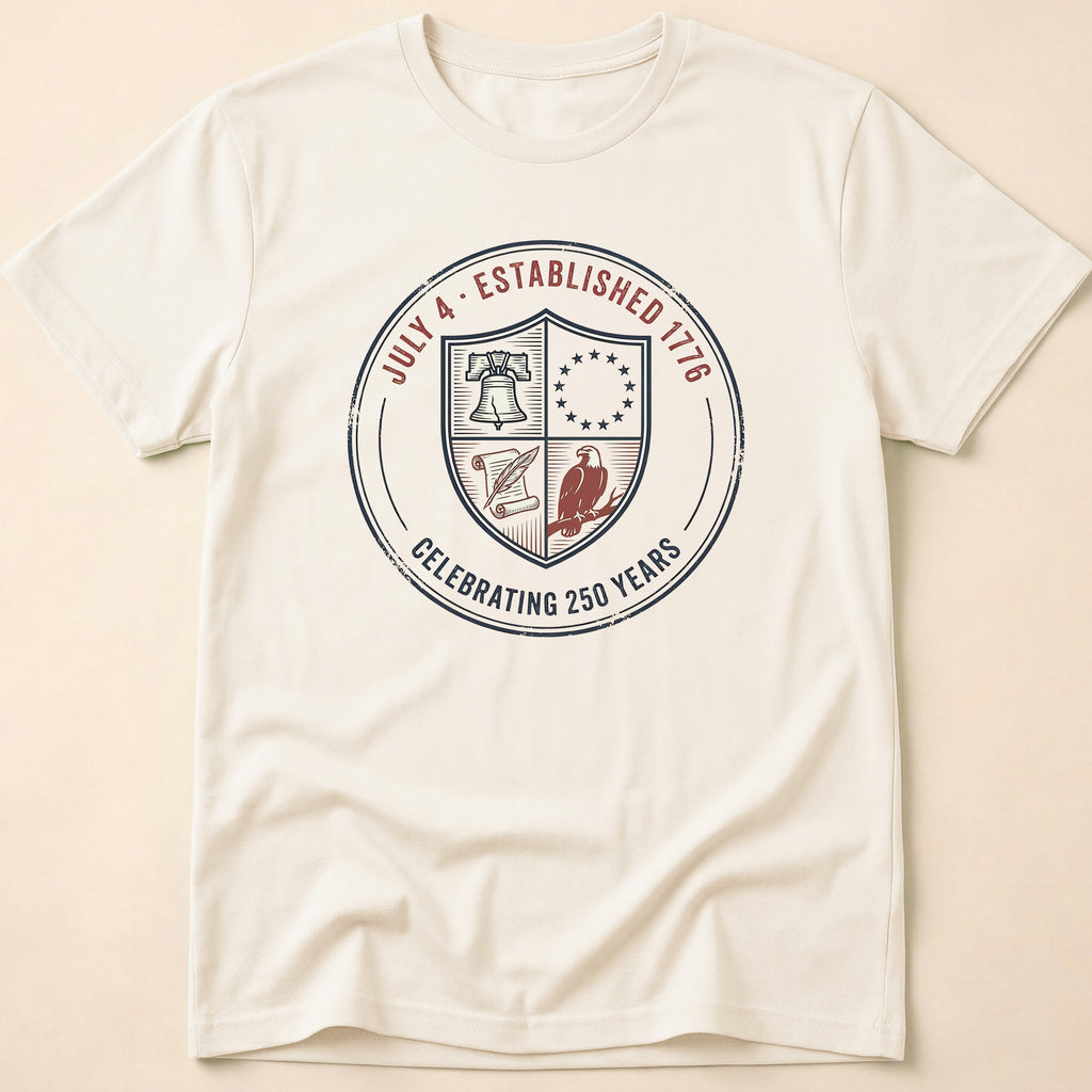 Celebrating 250 Years Heritage Shield T-Shirt