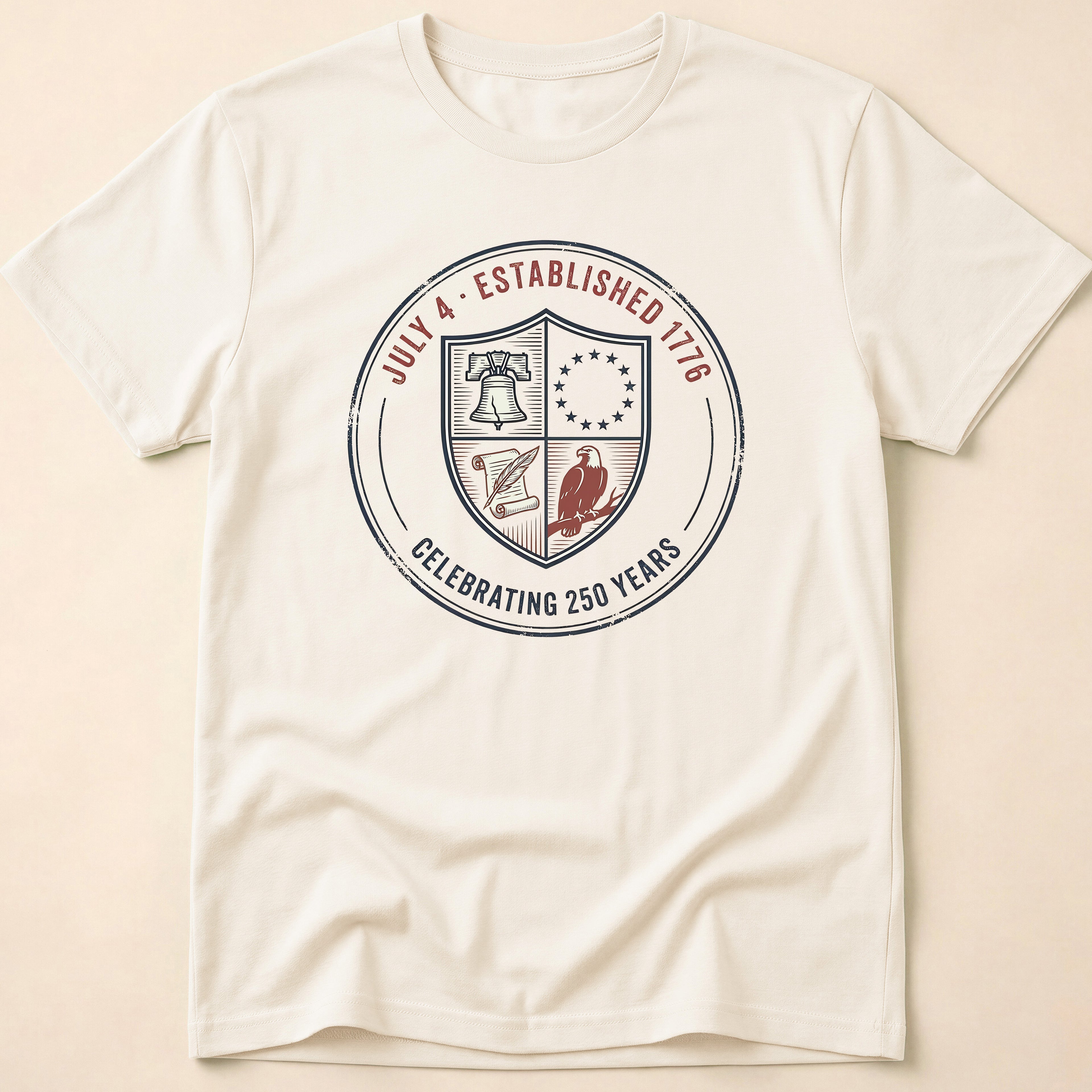Celebrating 250 Years Heritage Shield T-Shirt