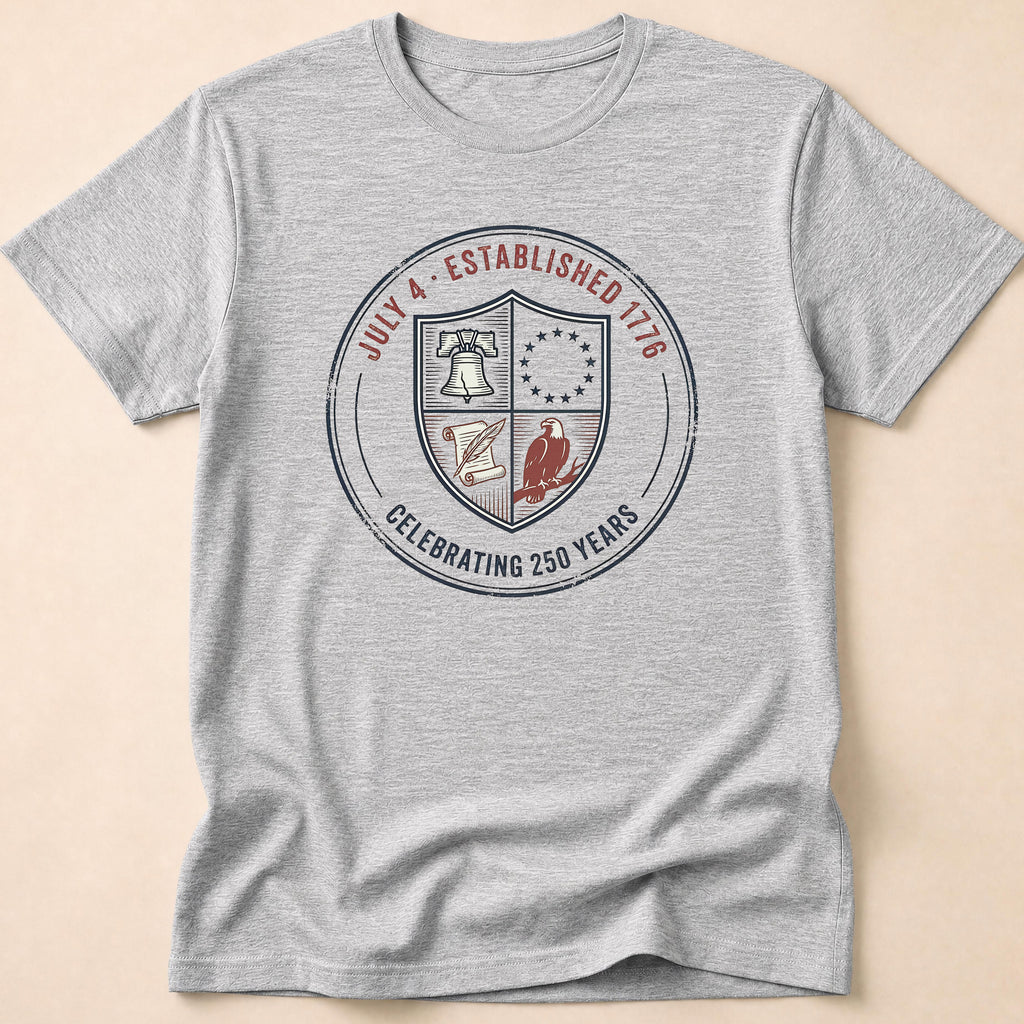 Celebrating 250 Years Heritage Shield T-Shirt