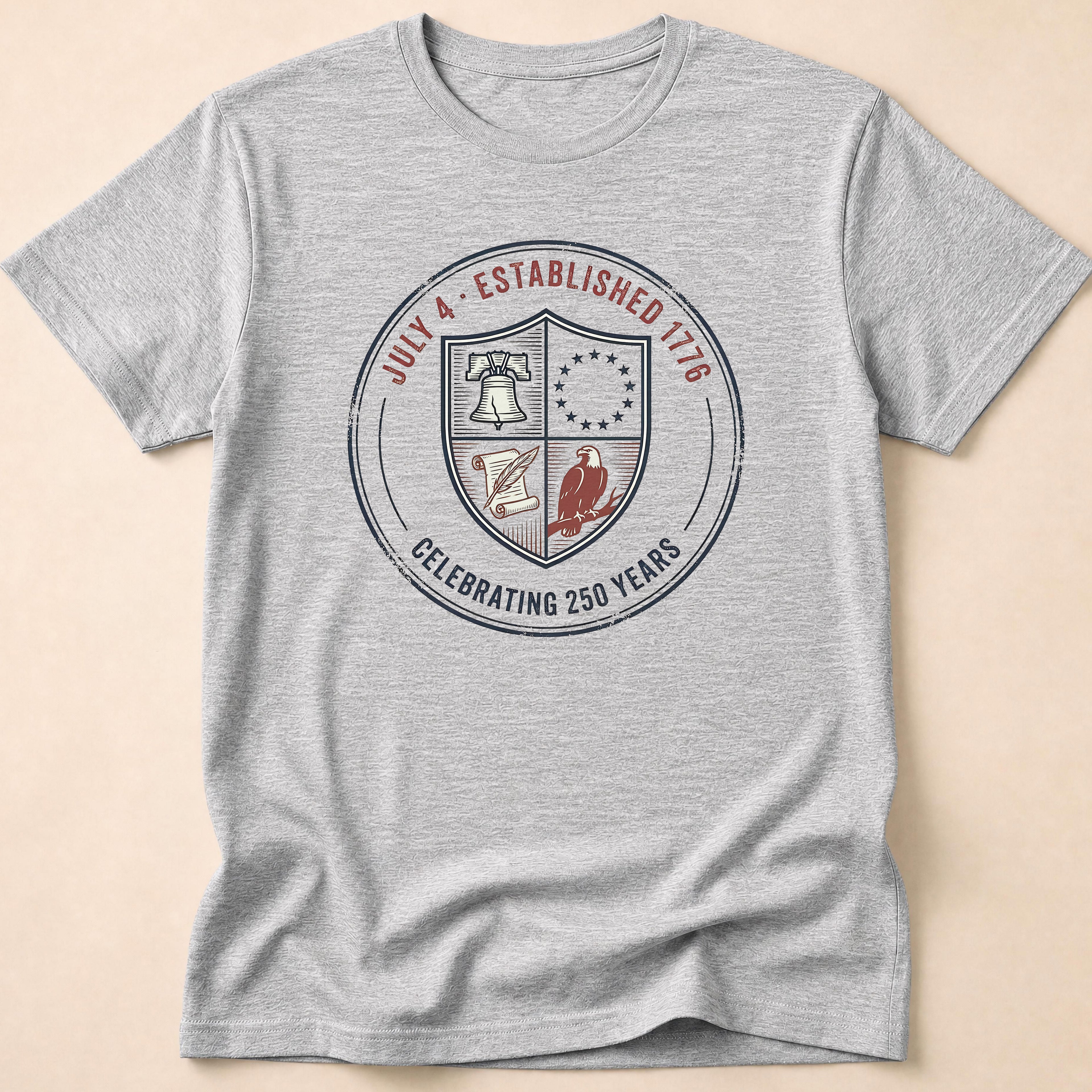 Celebrating 250 Years Heritage Shield T-Shirt