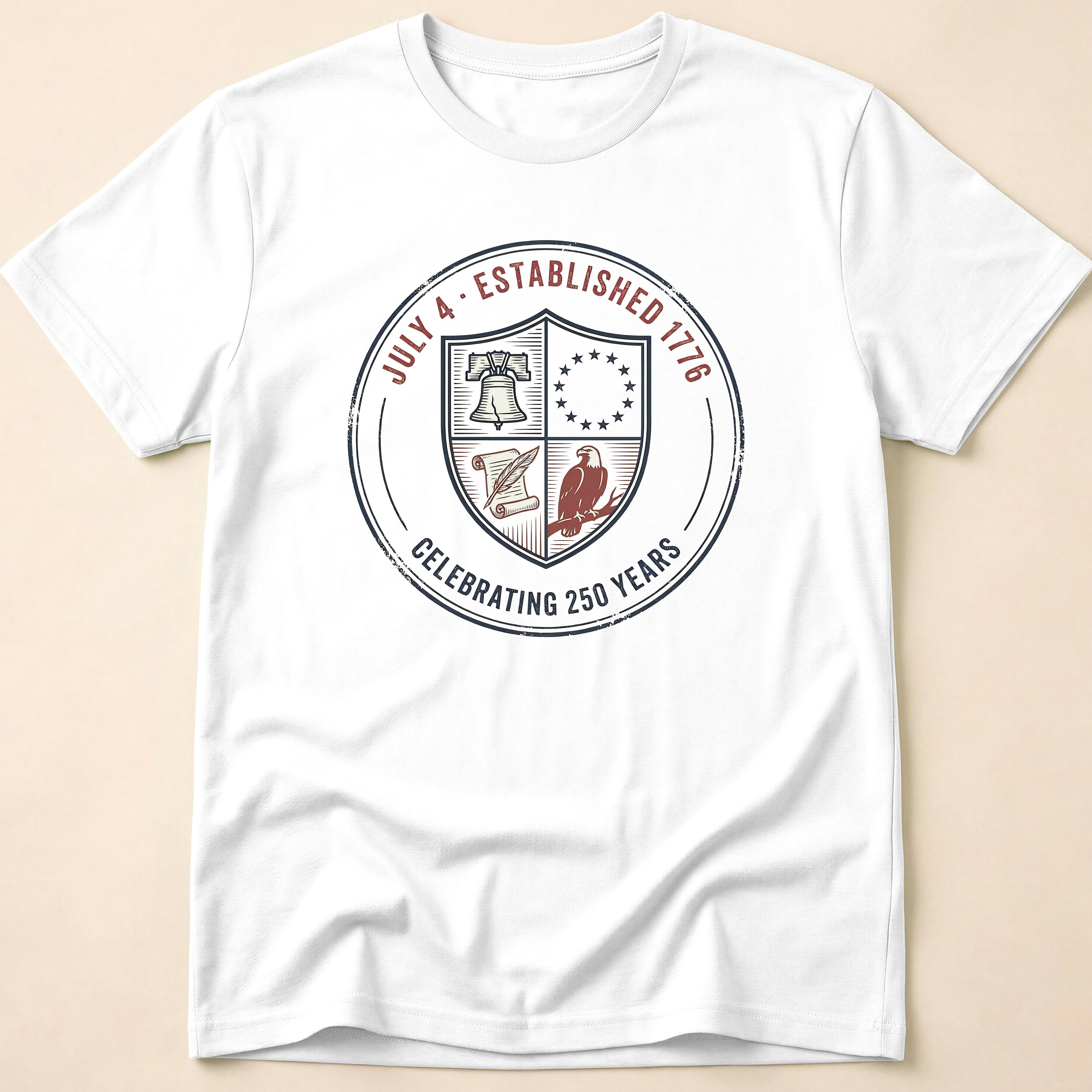 Celebrating 250 Years Heritage Shield T-Shirt