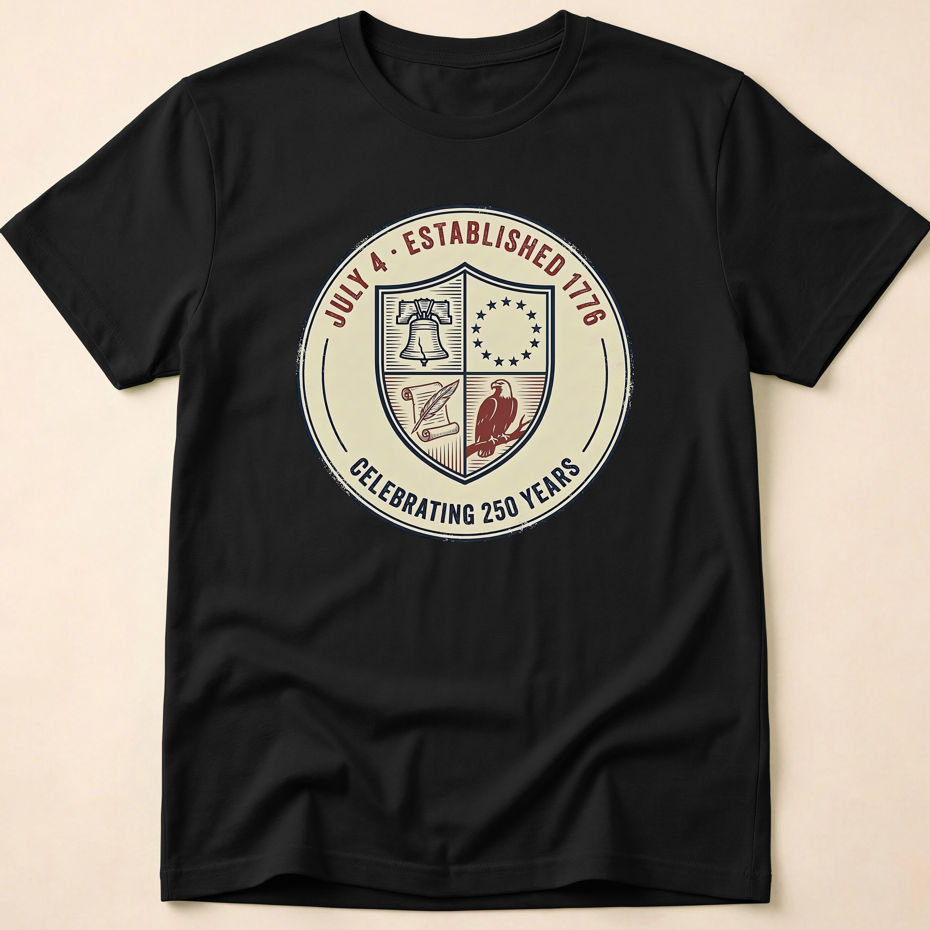 Celebrating 250 Years Heritage Shield T-Shirt